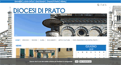 Desktop Screenshot of diocesiprato.it